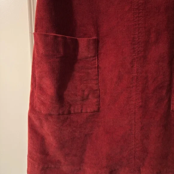 Banana Republic Burnt Orange Corduroy Mini Dress - Picture 4 of 6